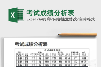 2021年考試成績分析表