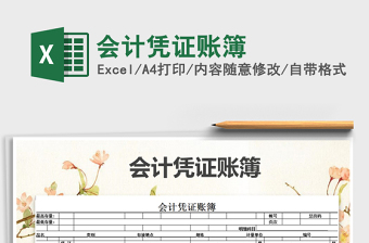 2021年會計憑證賬簿