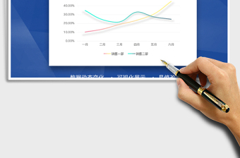 2021年銷量數(shù)據(jù)變化折線圖（漸變陰影）
