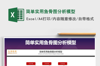2021年簡單實用魚骨圖分析模型