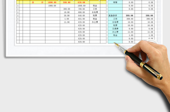2021年收支匯總表