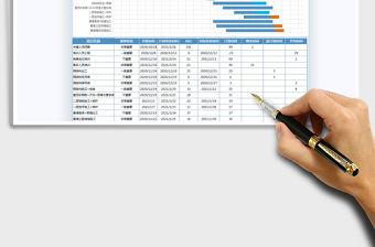 2021年工作进度表-甘特图