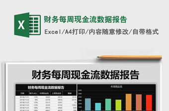 2021年財(cái)務(wù)每周現(xiàn)金流數(shù)據(jù)報(bào)告免費(fèi)下載