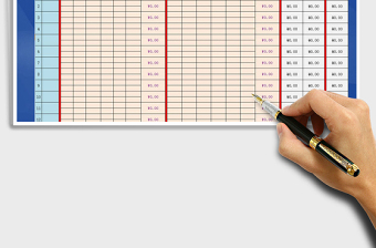 2021年人情往來表(自動(dòng)計(jì)算)
