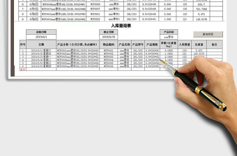 2021年进销存系统-入库表