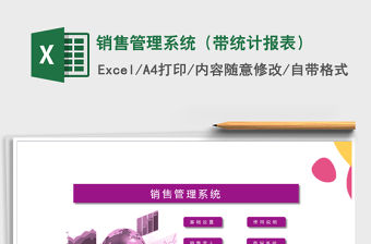 2021年銷售管理系統（帶統計報表）