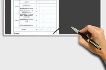 2021年通用绩效考核-绩效考核表