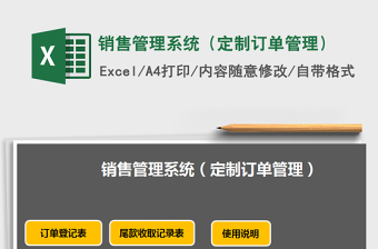 2021年銷售管理系統(tǒng)（定制訂單管理）