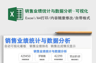2021年銷售業(yè)績統(tǒng)計與數(shù)據(jù)分析-可視化