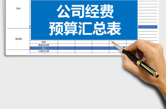 2021年公司經(jīng)費預算匯總表