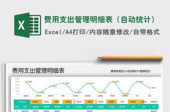 2021年費用支出管理明細表（自動統計）