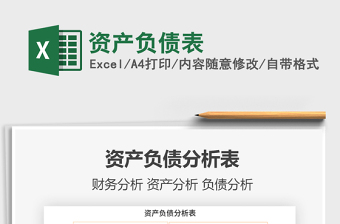 2021年資產(chǎn)負債表
