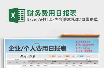 2021年財務費用日報表