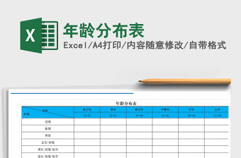 2022excel分析年齡分布