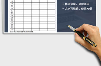 2021年體溫測量表