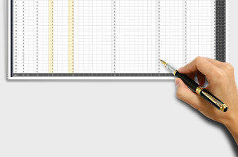 2021年酒店收支月報表-日統計