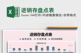 2021年進銷存盤點表免費下載