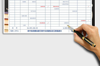 2021年现金出纳报表