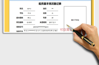 2021年員工基本情況速查免費(fèi)下載