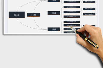 2021年思維導(dǎo)圖通用架構(gòu)模板