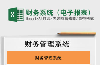 2021年財務(wù)系統(tǒng)（電子報表）
