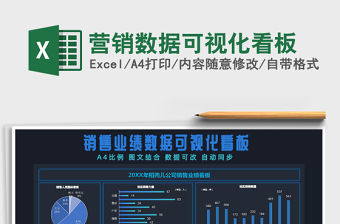 2021年營銷數(shù)據(jù)可視化看板