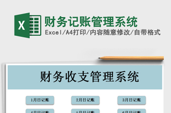 2021年財(cái)務(wù)記賬管理系統(tǒng)