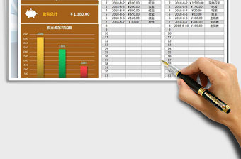 2021年個人財務(wù)收支明細(xì)表