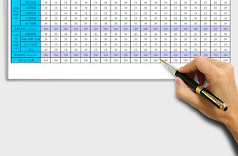 2021年設備運行效率分析表（自動計算每日）免費下載