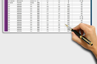 2021年盘点表仓库年终库存统计