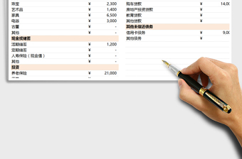 2021年凈資產(chǎn)表1
