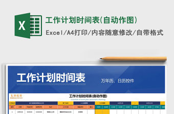 2021年工作計劃時間表(自動作圖)