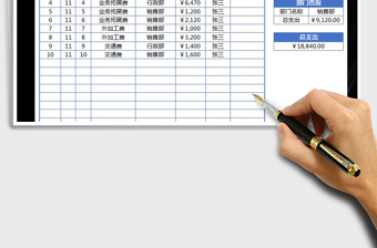 2021年日常費(fèi)用支出統(tǒng)計(jì)表（財(cái)務(wù)實(shí)用）
