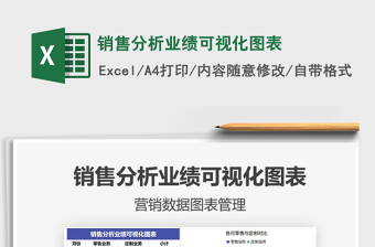 2021年銷售分析業(yè)績(jī)可視化圖表免費(fèi)下載