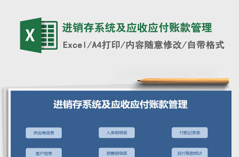 2021年進銷存系統及應收應付賬款管理
