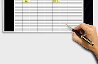 2021年收支記錄表（填寫完數據自動填充顏色）