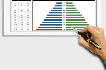 2021年銷售業績對比旋風圖
