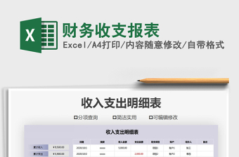 2021年財(cái)務(wù)收支報(bào)表