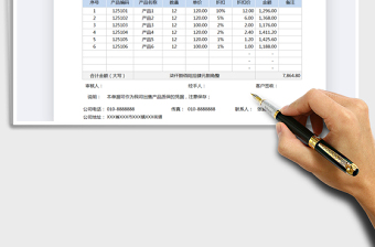 2021年销售清单-销售出库单