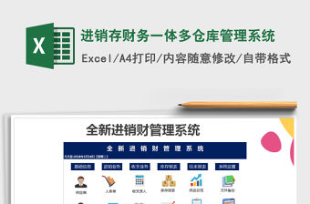 2021年進銷存財務一體多倉庫管理系統