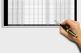 2021年工資表（按10月個(gè)稅稅率計(jì)算）