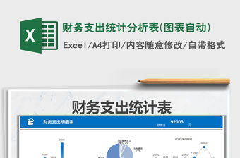2021年財(cái)務(wù)支出統(tǒng)計(jì)分析表(圖表自動(dòng))