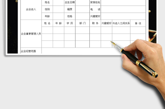 2021年客戶信息管理登記卡