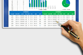 2021年出入库明细分析表