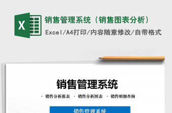 2021年銷售管理系統(tǒng)（銷售圖表分析）
