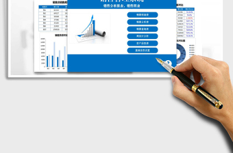 2021年銷售管理系統(tǒng)（銷售圖表分析）