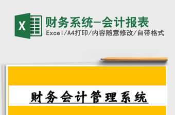 2021年財(cái)務(wù)系統(tǒng)-會(huì)計(jì)報(bào)表