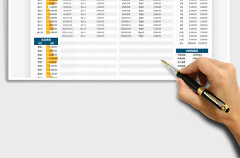 2021年財務日記賬收支表（各項匯總）