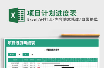 2021年項(xiàng)目計(jì)劃進(jìn)度表