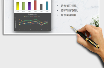 2021年业务员销售计划分析图表（可视化）